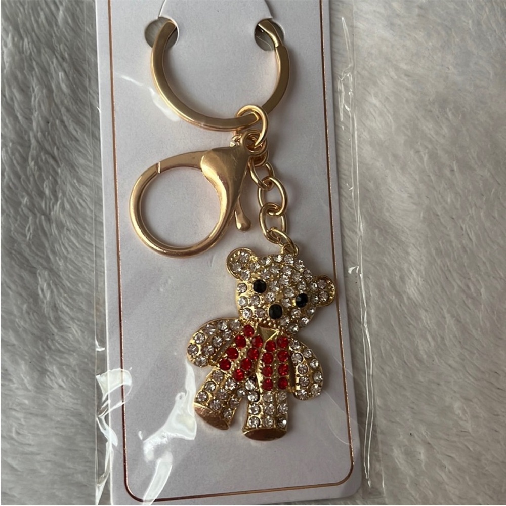 Teddy bear keychain